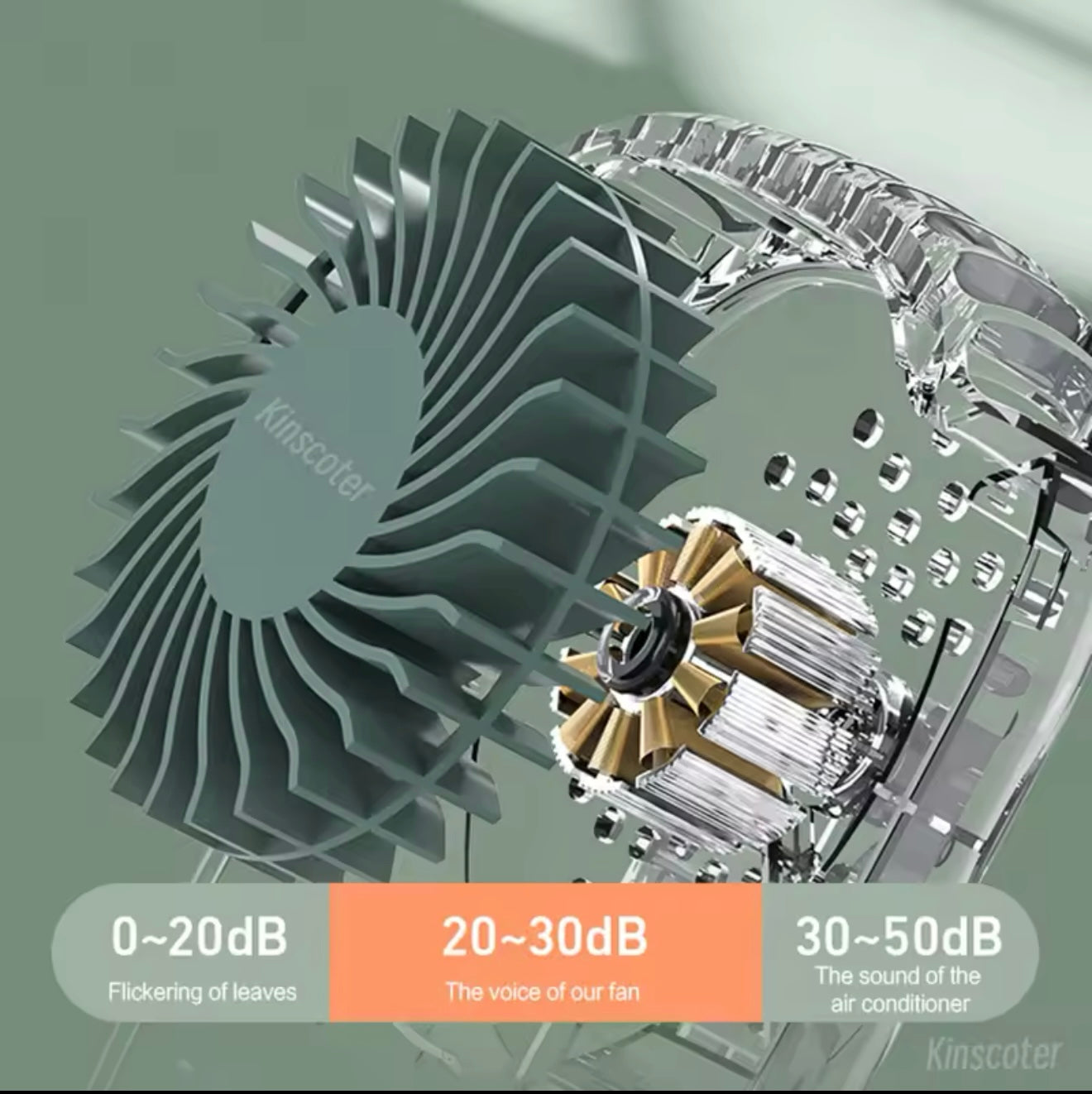 Portable Hanging Neck Fan - Mini Bladeless USB Rechargeable Cooling Fan for Outdoor & Sports
